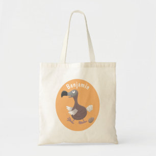 Funny dodo Vogel Cartoon Illustration Tragetasche