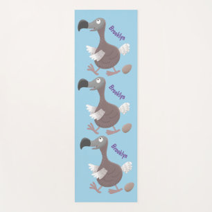 Funny dodo Vogel Cartoon Illustration Yogamatte