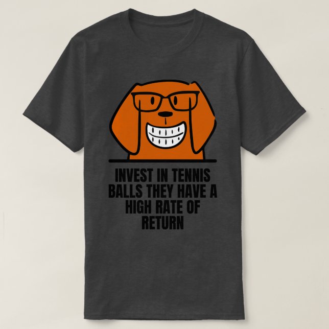 Funny Dog Accountant Financial Advisor Finance Tee (Design vorne)