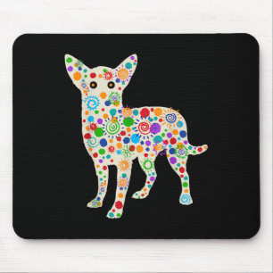 Funny Dog Animal Lovers Polka Dot Happy Dot Day Gi Mousepad
