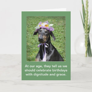 Funny dog Birthday Card Karte