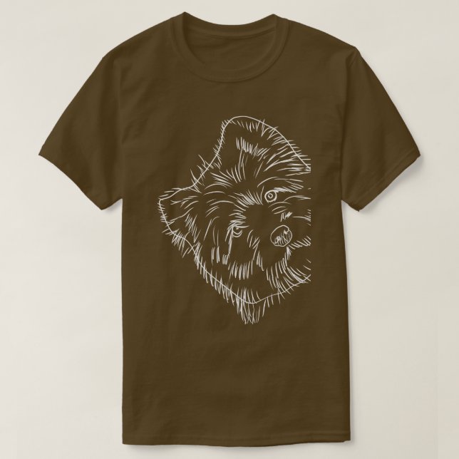 Funny Dog Cairn Terrier  T-Shirt (Design vorne)