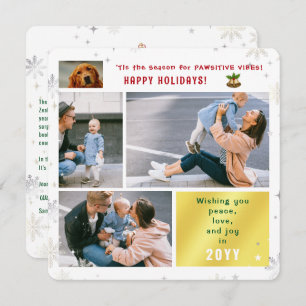 Funny Dog Cat Peace Liebe Jovier Fotos Niedlich Mo Feiertagskarte