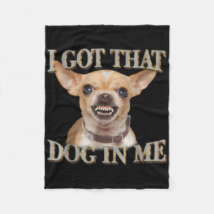 Funny Dog Chihuahua liebt es, dass ich diesen Hund Fleecedecke