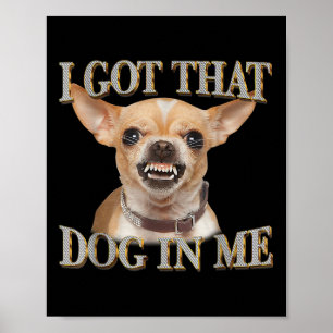 Funny Dog Chihuahua liebt es, dass ich diesen Hund Poster