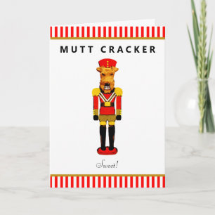 Funny Dog Christmas Feiertagskarte