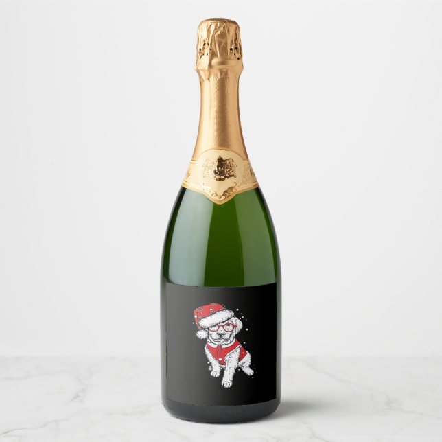 Funny Dog Christmas Pajamas Geschenk für Hunde Lie (Vorderseite)