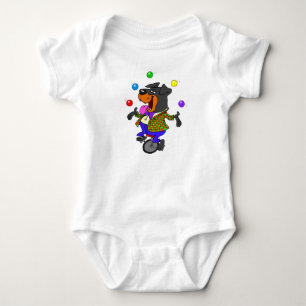 Funny Dog Circus Baby - T - Shirt