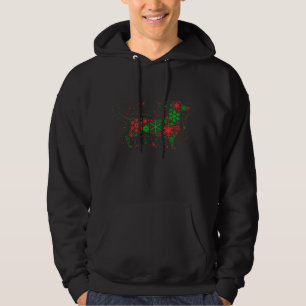 Funny Dog Decorations Gift Snowflake - Dackel C Hoodie
