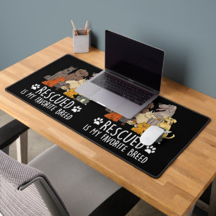 Funny dog design für Damen und Herren mit humorvol Schreibtischunterlage