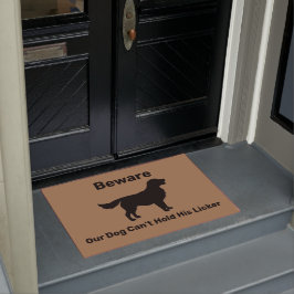 Funny Dog Door Mat Fußmatte