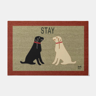 Funny Dog Doormat, Geschenk für Hund Lover Willkom Fußmatte