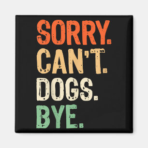 Funny Dog Eigentümer Training Lover Mama Vater Sor Magnet