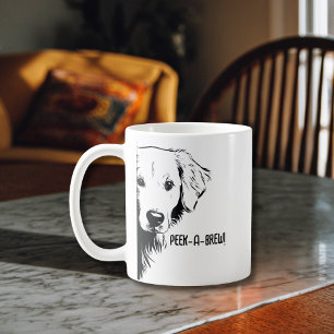 Funny Dog Face & "Flüchtige Blick-a-Brew" Hunde Ma Kaffeetasse