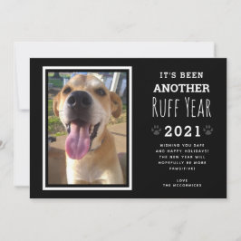 Funny Dog Foto Ruff Jahr 2021 Weihnachten