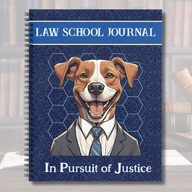 Funny Dog Geschenke für Anwaltskanzlei Notizbuch (Funny Dog Gifts for Law Student Lawyer Enforcement)