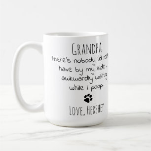 Funny Dog Grandpa Personalisiert Großhund Haustier Kaffeetasse