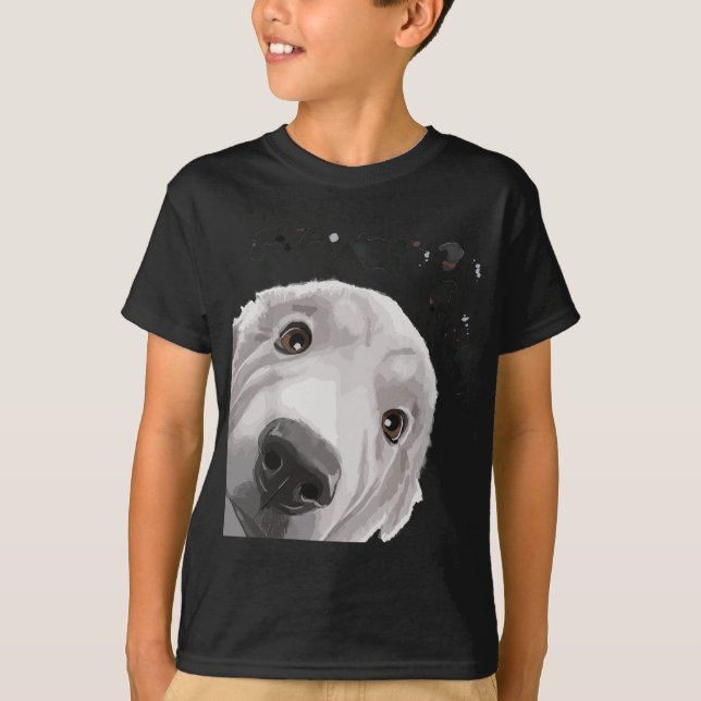 Funny Dog Great Pyrenäen T-Shirt (Vorderseite)