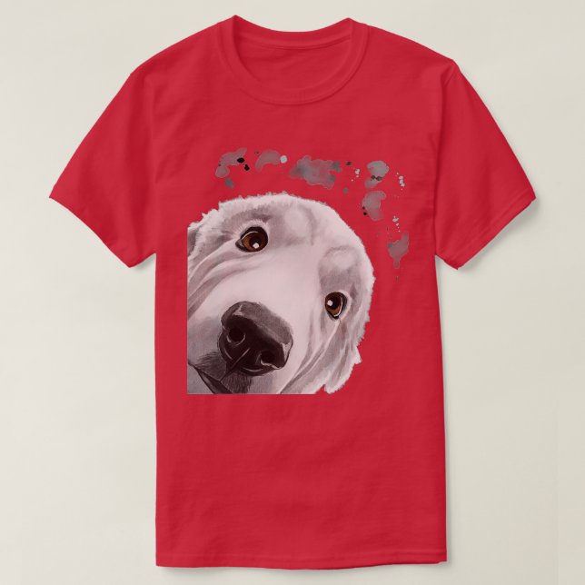Funny Dog Great Pyrenäen T-Shirt (Design vorne)