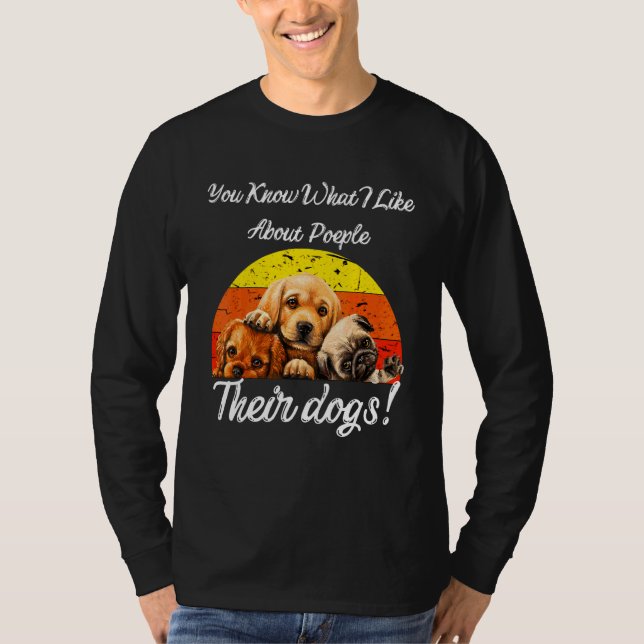 Funny Dog Groomer Dad T-Shirt (Vorderseite)