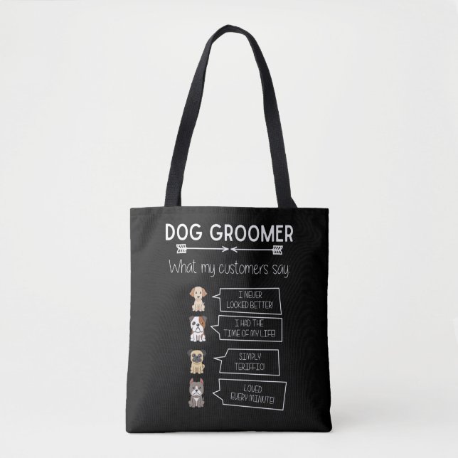 Funny Dog Grooming Humorer Welpe Groomer Spaß (Vorderseite)