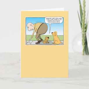 Funny Dog in Shade Birthday Card Karte
