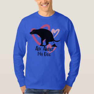 Funny Dog Kackend T-Shirt