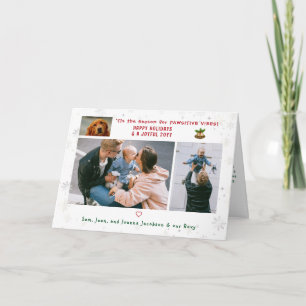 Funny Dog Katze Pawsitive Minimalistisch Elegant 4 Karte