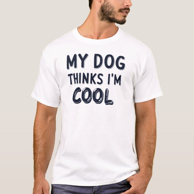 Funny Dog Liebhaber Zitat Design T-Shirt (Vorderseite)