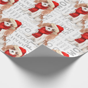 Funny Dog Lover Cavalier King Charles Spaniel Geschenkpapier