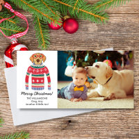 Funny Dog Lover Christmas Sweater Custom Foto