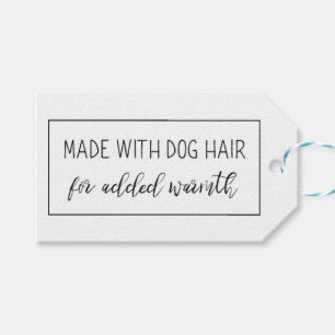 Funny Dog Lover Geschenk Tag für Crochet Geschenkanhänger