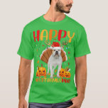 Funny Dog Lover Happy American Bulldog HelloDanke T-Shirt<br><div class="desc">Funny Dog Lover Happy American Bulldog HelloDankeMas .</div>
