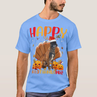 Funny Dog Lover Happy Belgisch Malinois Dog HalloT T-Shirt