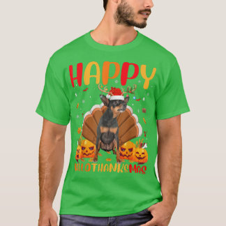 Funny Dog Lover Happy Miniature Pinscher Hund Hall T-Shirt