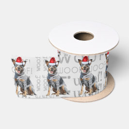 Funny Dog Lover Niedlich Rind Hund Weihnachten Satinband