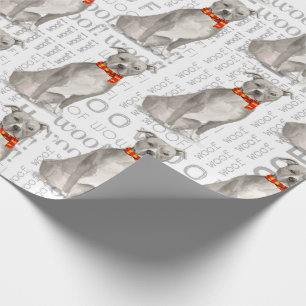 Funny Dog Lover Staffordshire Terrier Geschenkpapier