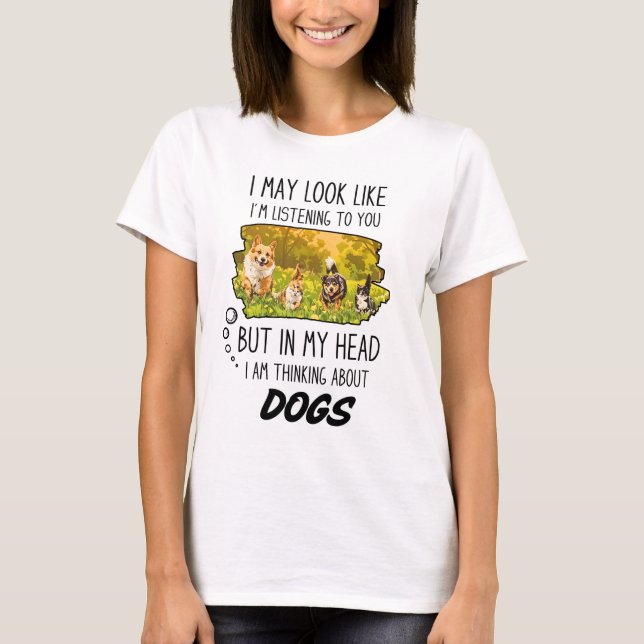 Funny Dog Lover T-Shirt (Vorderseite)