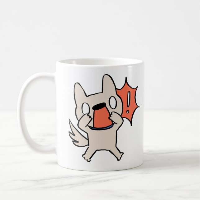 Funny Dog Lover Tasse (Links)