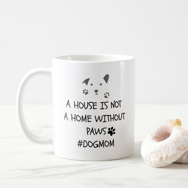 Funny Dog Lover Tasse Hund Mama Hund Vater Kaffee  (Mit Donut)