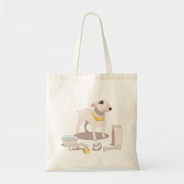 Funny Dog Lover Tote Bag  Tragetasche (Vorne)