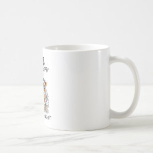 Funny Dog macht mich glücklich Menschen machen mei Kaffeetasse