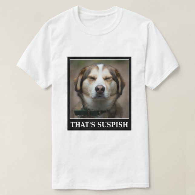 Funny Dog Meme T-Shirt (Design vorne)