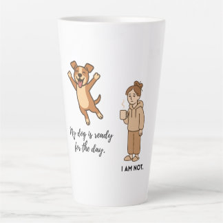 Funny Dog Mom Latte Mug Milchtasse