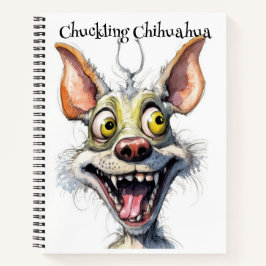 Funny Dog Monster: Chuckling Chihuahua Notizbuch