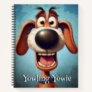 Funny Dog Monster: Yowling Yowie Notizbuch