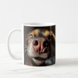 Funny Dog Nose Close-Up Coffee Mug – Perfect Gift Kaffeetasse