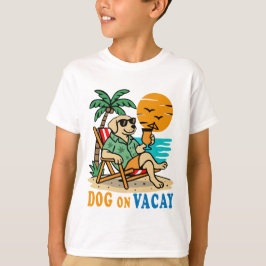 Funny Dog on Vacation T-Shirt | Cute Summer