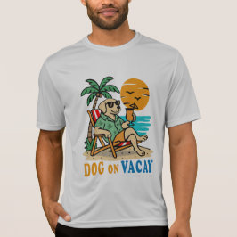 Funny Dog on Vacation T-Shirt | Cute Summer