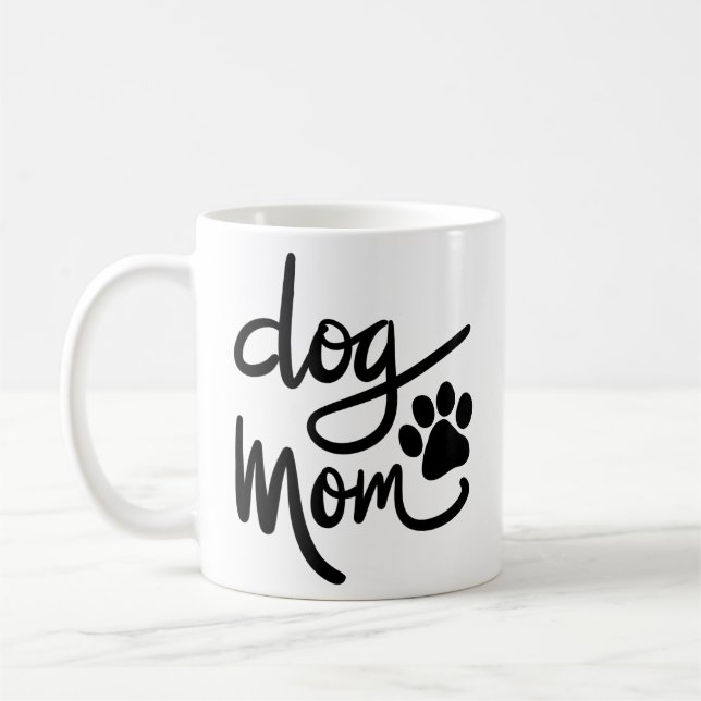 Funny Dog Paw Dog Mama Kaffeetasse (Links)